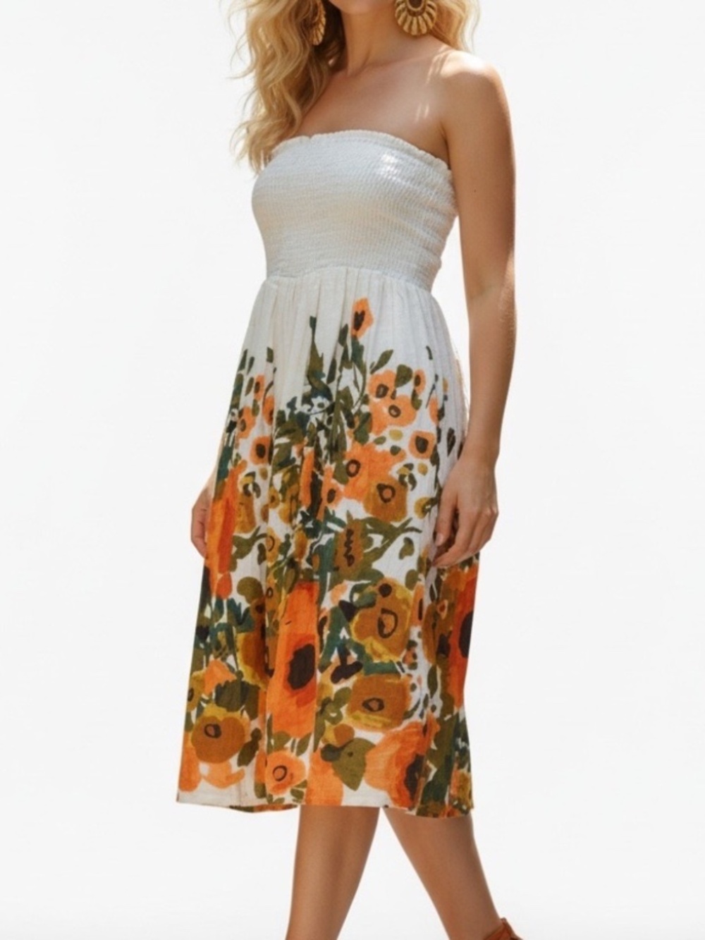 CHRISTINALOVE SIZE MEDIUM M STRAPLESS DRESS LOT5908